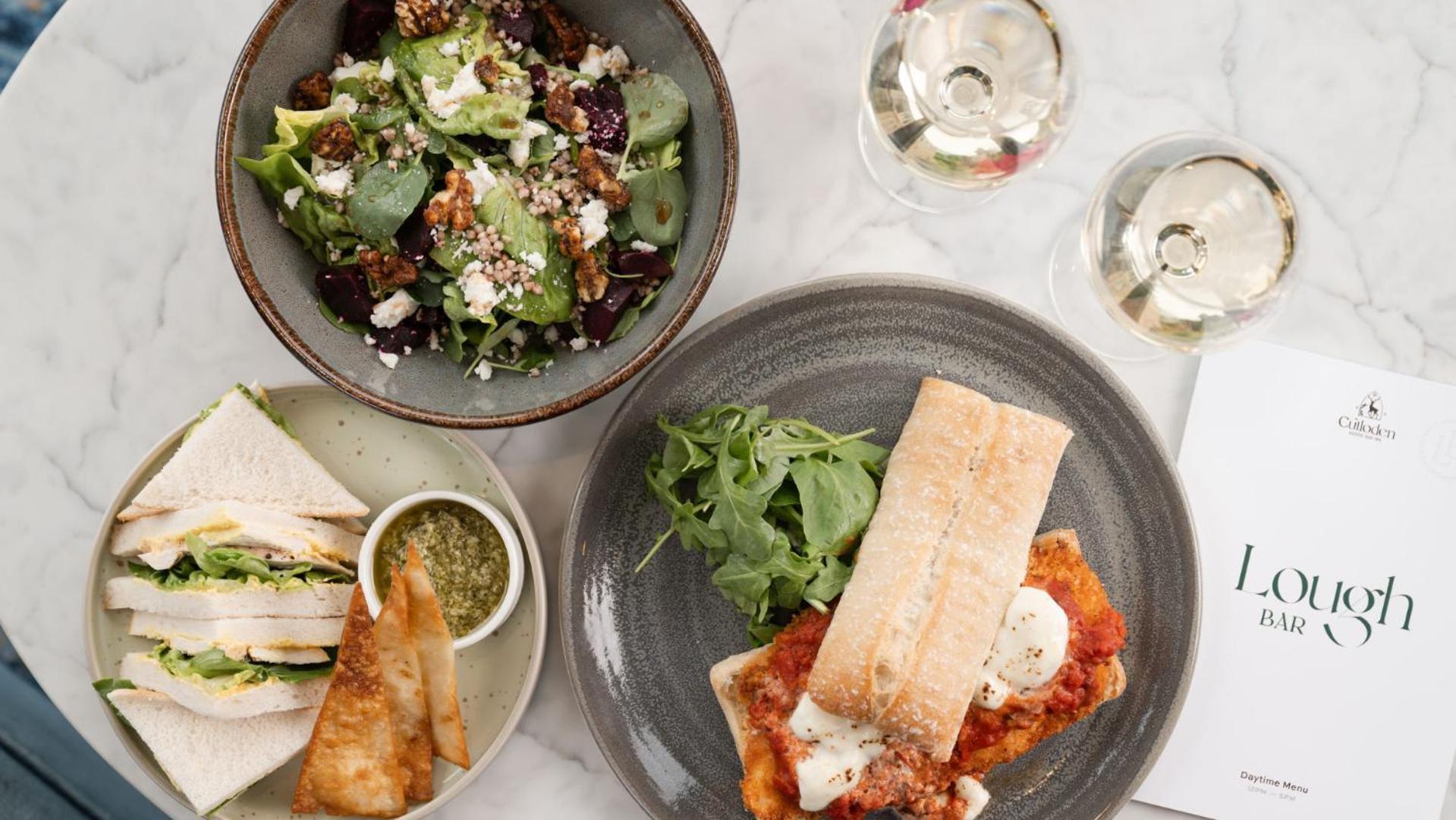 The Culloden Estate And Spa Holywood  Εξωτερικό φωτογραφία A selection of dishes from the menu